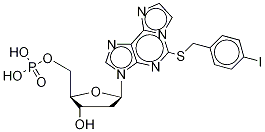 2-(Iodobenzyl)mercapto-1,N6-etheno-2’deoxy-AMP Struktur