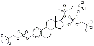 Estriol Tri-(2,2,2-trichloroethyl)sulfate Struktur