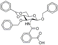 Benzyl 2-Deoxy-2-(2-carboxybenzimido)-3- O-benzyl-4,6-O-benzylidene--D-glucopyranoside Struktur