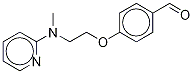 4-[2-((Methyl-d3)-2-pyridinylamino)ethoxy]benzaldehyde Struktur