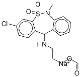 Tianeptine Metabolite MC5-d4 Sodium Salt Struktur