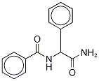 α-(Benzoylamino)benzeneacetamide-d10 Struktur