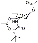 N-Boc-L-acosamine Diacetate (2:1 α:β Mixture) Struktur