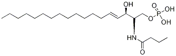 C4 Ceramide-1-phosphate Struktur