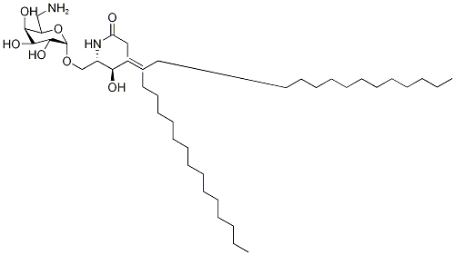 6-Amino-6-deoxy α-Galactosyl-C18-ceramide Struktur