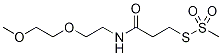 Methoxypoly(ethyleneglycol)20 Amidopropionyl Methanethiosulfonate Struktur