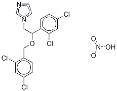 Miconazole-d5 Nitrate Struktur