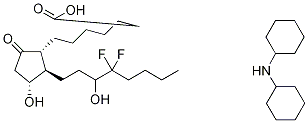 15-Hydroxy Lubiprostone Dicyclohexylammonium Salt-d7 Struktur