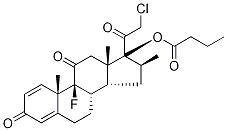 Clobetasone 17-Butyrate-d7 Struktur