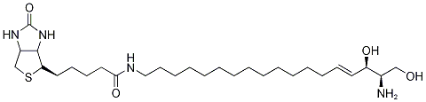 erythro-ω-AMino Sphingosine BiotinaMide-d4 Struktur