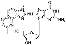 N2-(Deoxyguanosin-8-yl)-2-aMino-3,8-diMethyliMidazo[4,5-f]quinoxaline-d3 Struktur