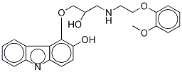 3-Hydroxy Carvedilol-d5 Struktur