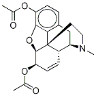 Heroin-d6 Struktur