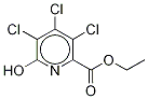 3,4,5-Trichloro-6-hydroxy-2-picolinic Acid Ethyl Ester Struktur