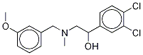 (+)3,4-Dichloro-α-[[[(3-Methoxyphenyl)Methyl]MethylaMino]Methyl]-benzeneMethanol-d3 Struktur