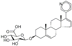 (3β)-17-(3-Pyridinyl)androsta-5,16-dien-3-ol β-D-Glucuronide Struktur