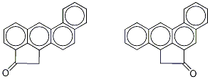 Benz[j]aceanthrylen-2(1H)-one13C2 and Benz[e]aceanthrylen-6(5H)-one13C2 Struktur