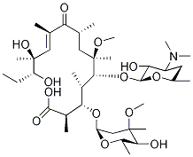 3-[(2,6-Dideoxy-3-C-Methyl-3-O-Methyl-α-L-ribo-hexopyranosyl)oxy]-12,13-dihydroxy-6-Methoxy-2,4,6,8,10,12-hexaMethyl-9-o Struktur