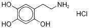 6-Hydroxy DopaMine-d3 Hydrochloride Struktur