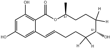 α-Zearalenol-d4 Struktur