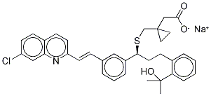 MONTELUKAST-D6, SODIUM SALT Struktur