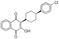 Atovaquone-D5 Struktur