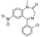 Methyl Clonazepam-d3 Struktur