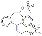 cis-3’-Desmethylamino-3’,10-di(methanesulfonyl)hydroxy Nortriptyline Struktur