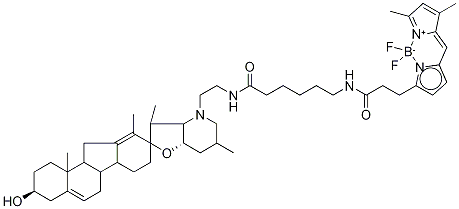 Bodipy Cyclopamine-d10 Struktur