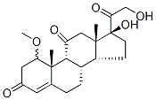 (α/β)-1-Methoxy Cortisone Struktur