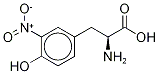 3-Nitro-L-tyrosine-d3 Struktur