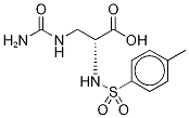 β-Ureido-D-α-tosylaminopropionic Acid Struktur