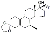 Tibolone-13CD3  3-Ethylene Ketal Struktur