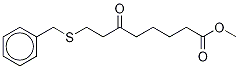 8-(Benzylthio)-6-oxo-octanoic Acid Methyl Ester-d4 Struktur