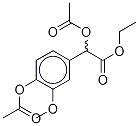 α,4-Di-O-acetyl VanillylMandelic Acid Ethyl Ester Struktur