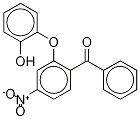 2-(2'-Hydroxyphenoxy)-4-nitro-benzophenone-13C6 Struktur