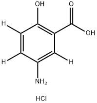 Mesalazine-d3 Hydrochloride Struktur