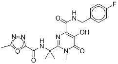 Raltegravir-3H Struktur