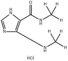 Theophyllidine-d6 Hydrochloride Struktur