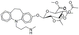 2-Hydroxy DesipraMine 2,3,4-Triacetate-β-D-glucopyranuronic Acid Methyl Ester Struktur