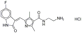 N,N-Didesethyl Sunitinib-d4 Hydrochloride Struktur