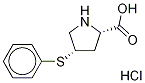 (4S)-4-(Phenylthio)-L-proline-d5 Hydrochloride Struktur