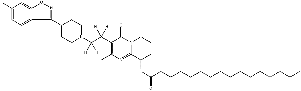 Paliperidone PalMitate-d4 Struktur