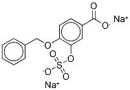 5-Carboxy-2-benzyloxyphenyl 3-O-Sulfate DisodiuM Salt Struktur