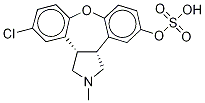 Asenapine 11-Hydroxysulfate-13CD3 Struktur