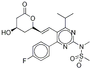 ROSUVASTATIN LACTONE-D6 Struktur