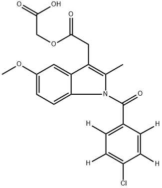 Acemetacin-D4 Struktur