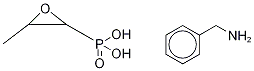 rac Fosfomycin-13C3 Benzylamine Salt Struktur