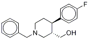 trans 1-Benzyl-4-(4-fluorophenyl)-3-piperidinemethanol-d4 Struktur