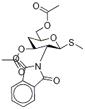 Methyl 2-Deoxy-2-phthalimido-4-deoxy-3’,6’-O-diacetyl-1-thio--D-glucopyranoside Struktur